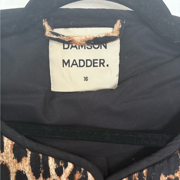 Damson Madder Leopard Print Women's Jacket US 12 - Picture 5 of 5